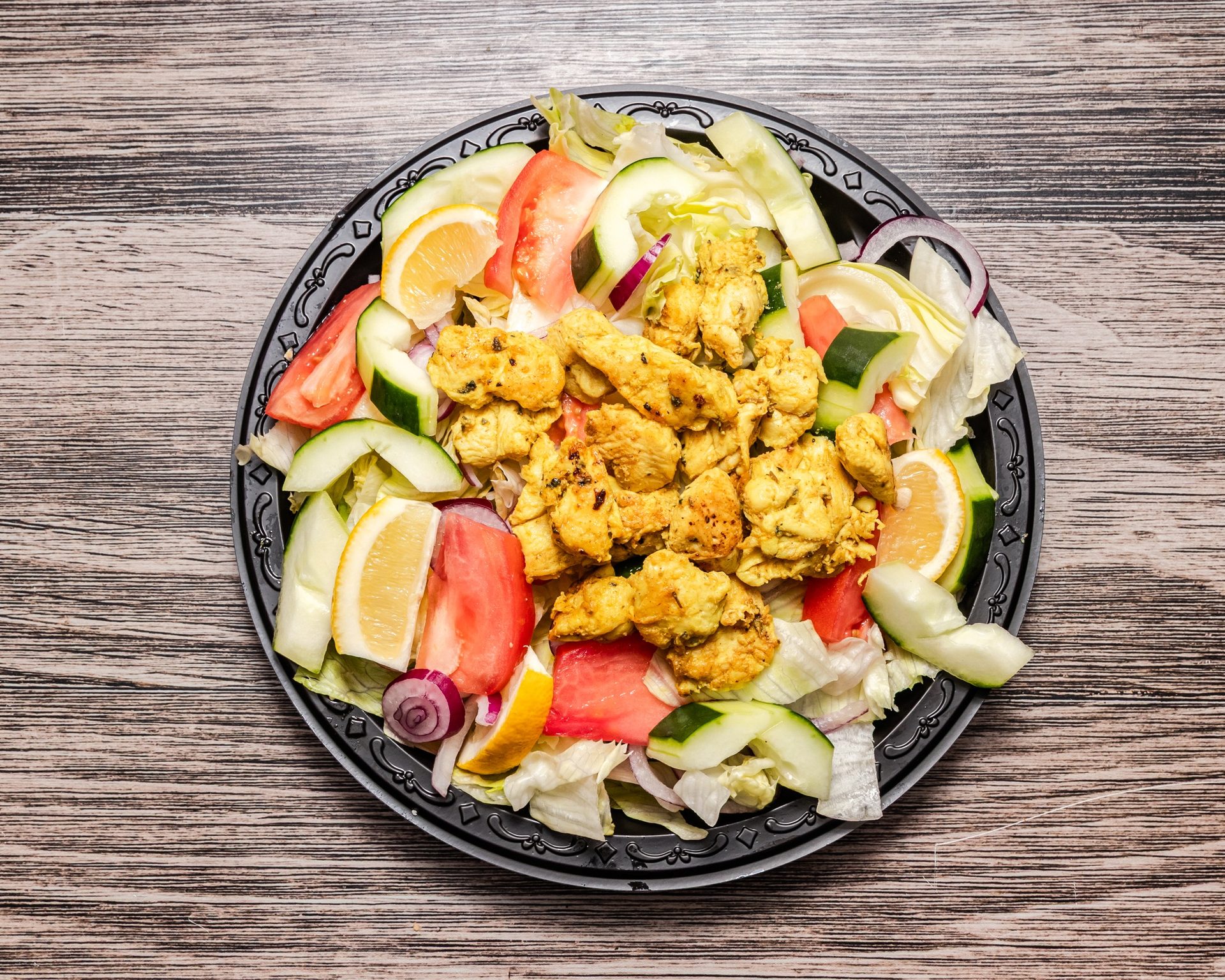 Chicken kabob, marinated in-house