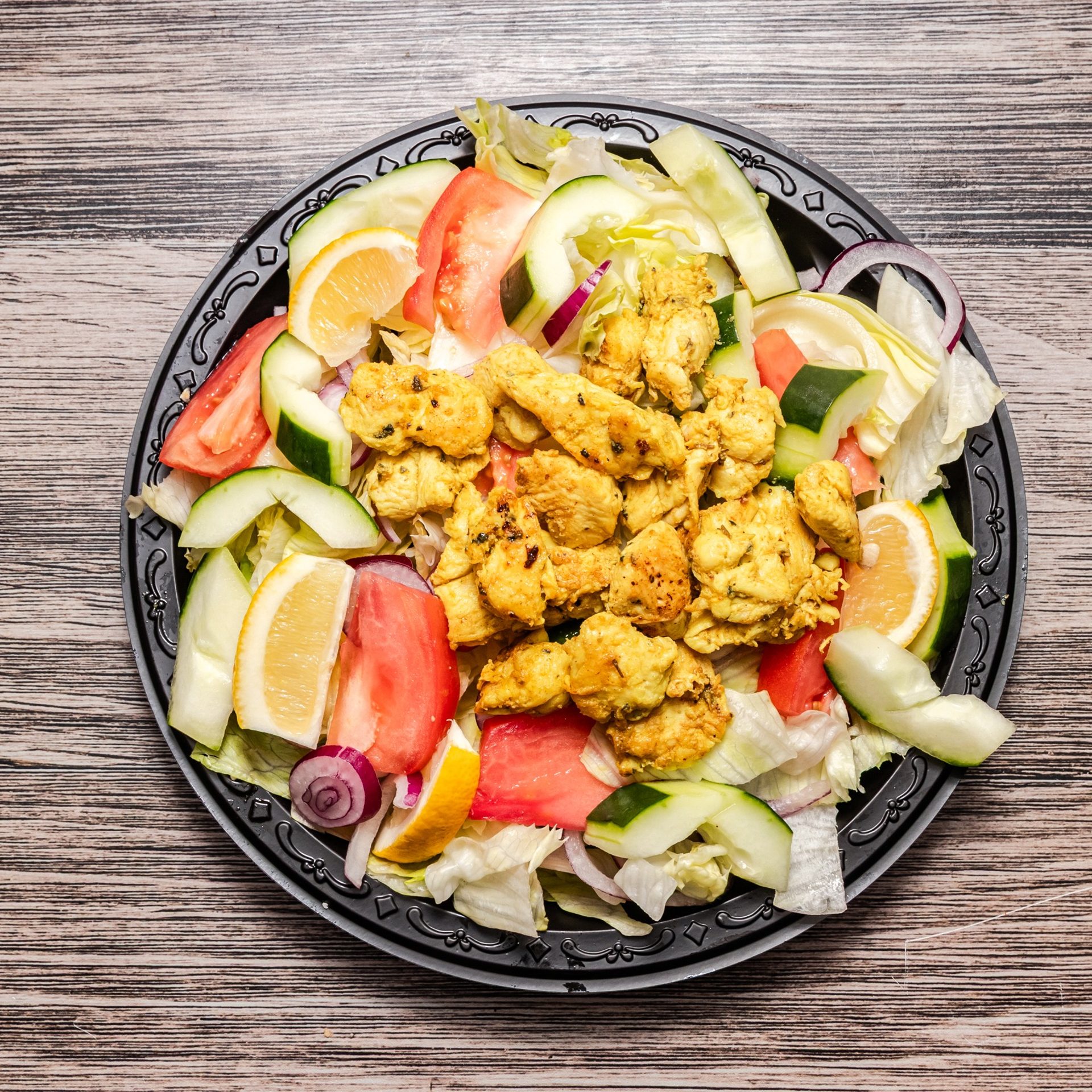 Chicken kabob, marinated in-house