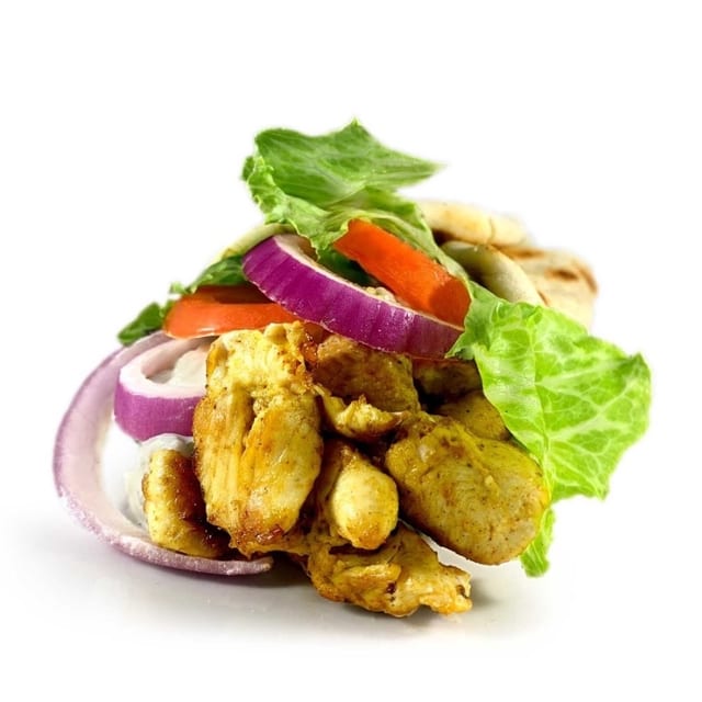 Chicken Souvlaki Sandwich.
